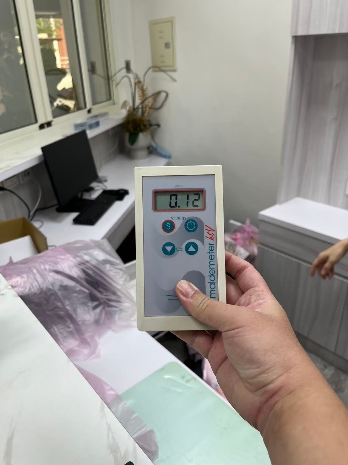 醫學美容診所・診療室 甲醛實測 0.12 PPM